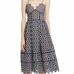 NWT Self-Portrait Sweetheart Azaelea Lace Dress